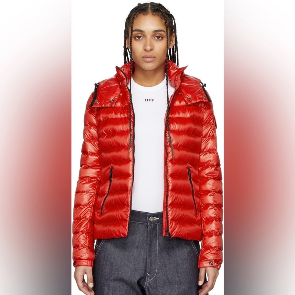 Moncler Shiny Red Puffer Jacket- Brand New with Tags